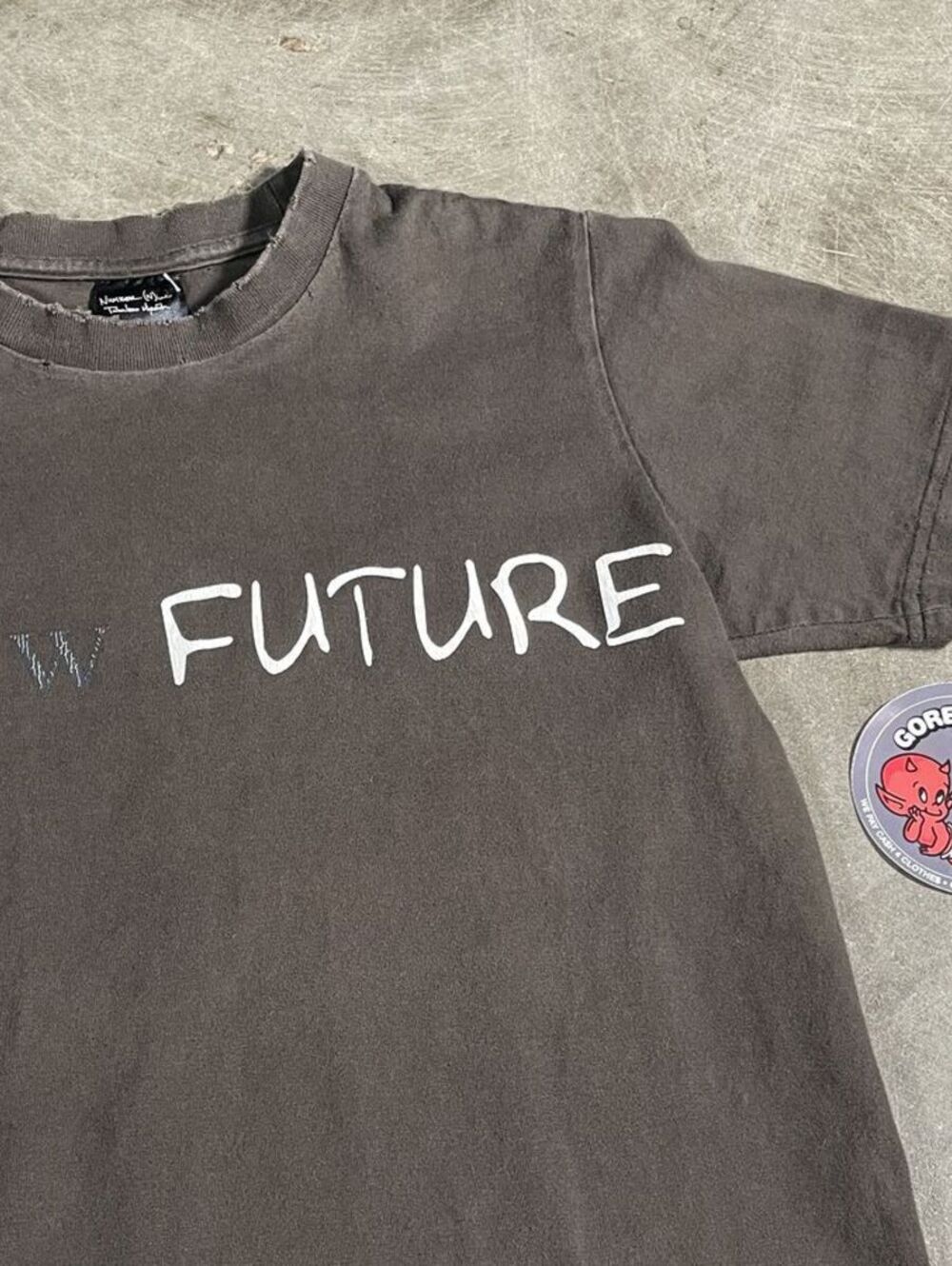 Know Future Number Nine Distressed Tee 16x23